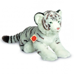 Knuffel Tijger Wit Liggend