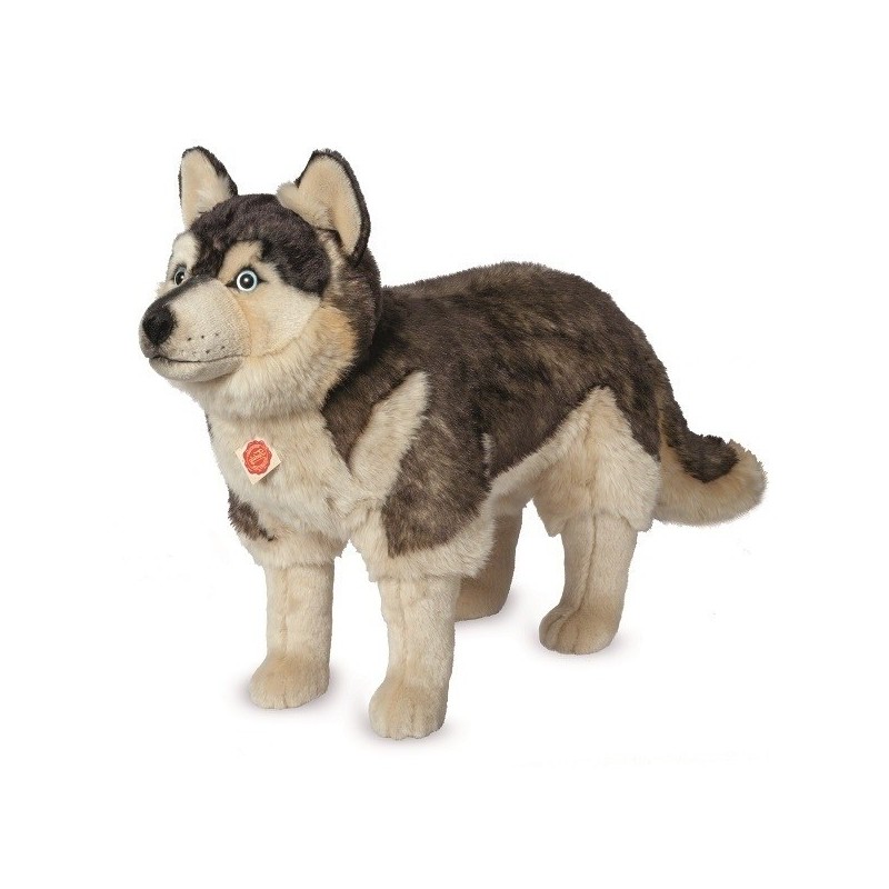 Knuffel Hond Husky Staand Groot Knuffel Hond Husky Staand Groot