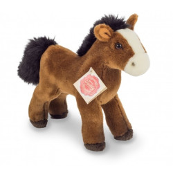 Knuffel Paard met Geluid Roodbruin