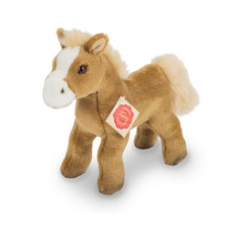 Knuffel Paard met Geluid Lichtbruin