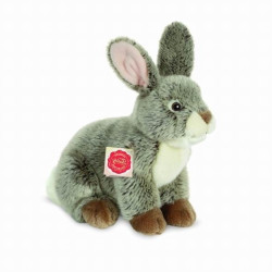 Knuffel Haas Zittend Grijs
