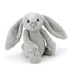 Knuffel Konijn Bashful Silver Bunny Medium