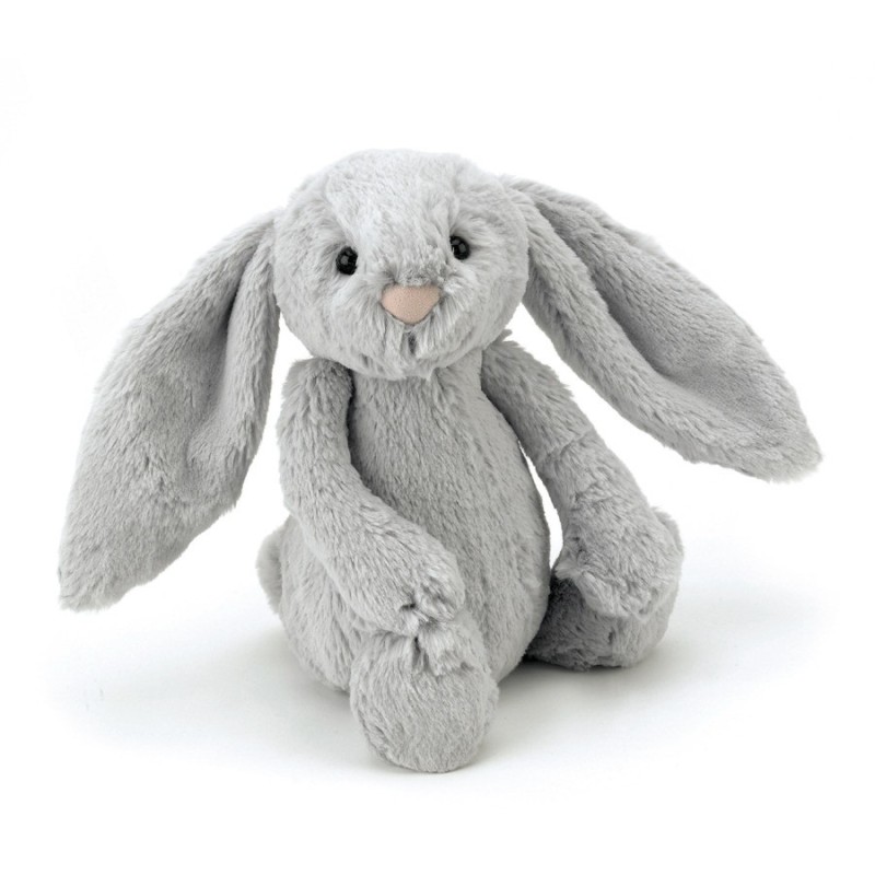 Knuffel Konijn Bashful Silver Bunny Medium