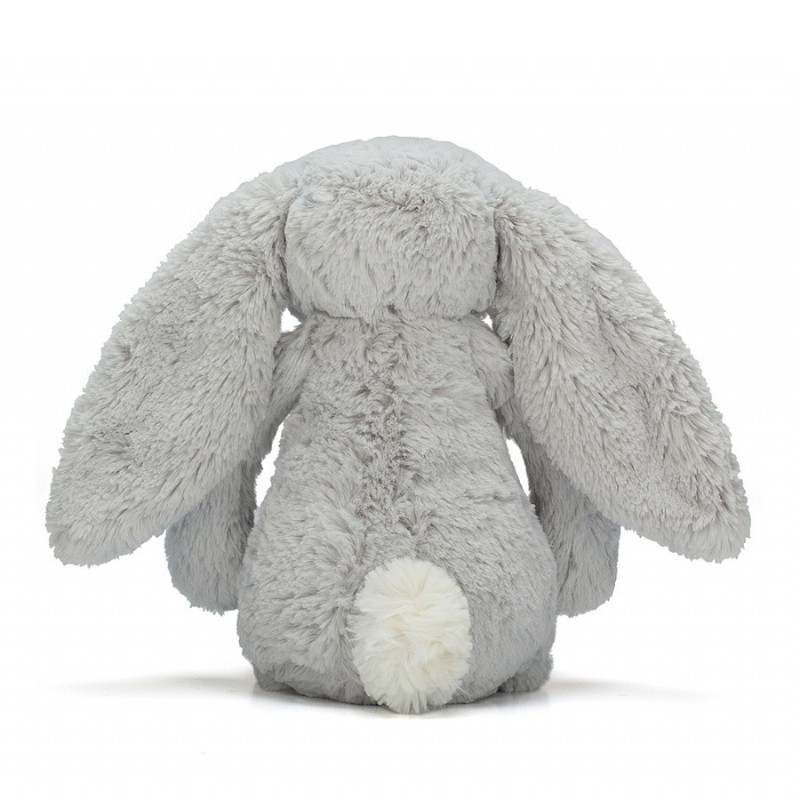 Knuffel Konijn Bashful Silver Bunny Medium