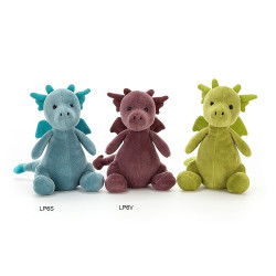 Knuffel Draak Little Puff Violet