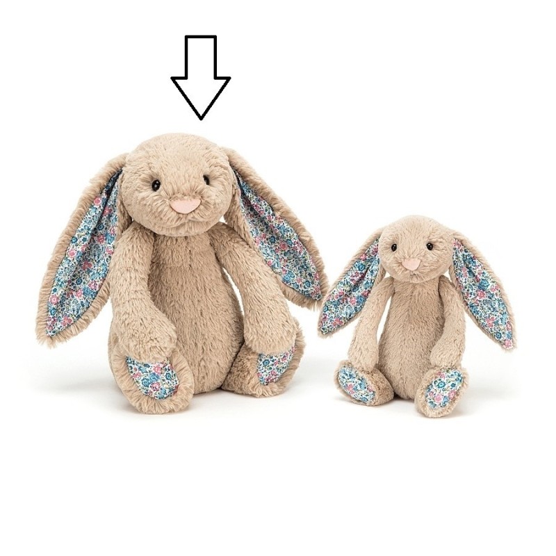 Knuffel Konijn Blossom Beige Bunny Medium