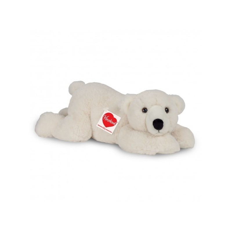 Knuffel IJsbeer Richi Liggend 42 cm