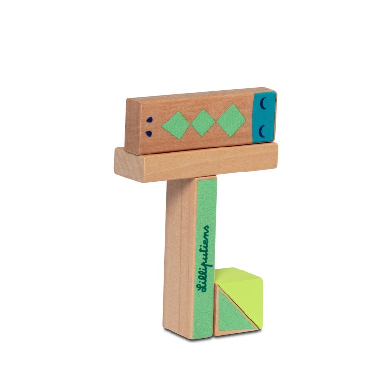 Blokken Jungle Houten Stapelblokken Blokken Jungle Houten Stapelblokken