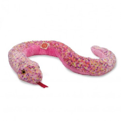 Knuffel Slang Roze Gestipt