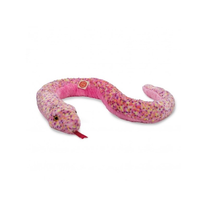 Knuffel Slang Roze Gestipt Knuffel Slang Roze Gestipt