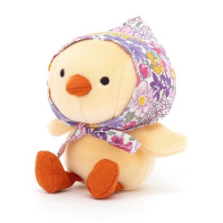 Knuffel Kuiken Betty Bonnet Yellow Chick Knuffel Kuiken Betty Bonnet Yellow Chick