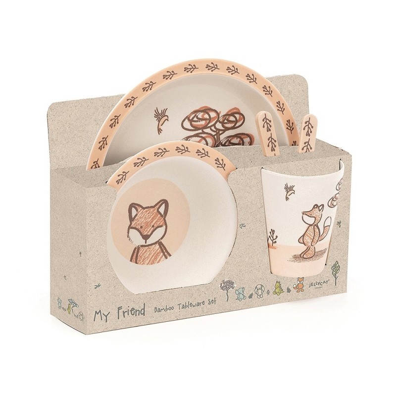 Servies My Friend Fox Bamboo Set