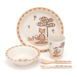 Servies My Friend Fox Bamboo Set