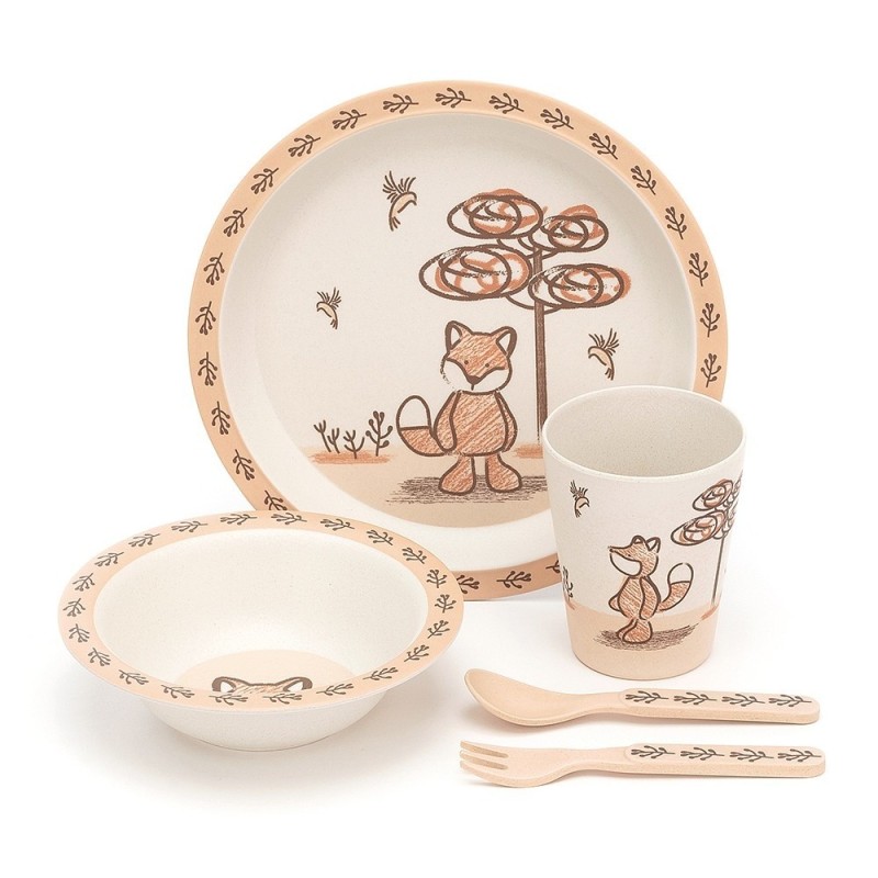Servies My Friend Fox Bamboo Set