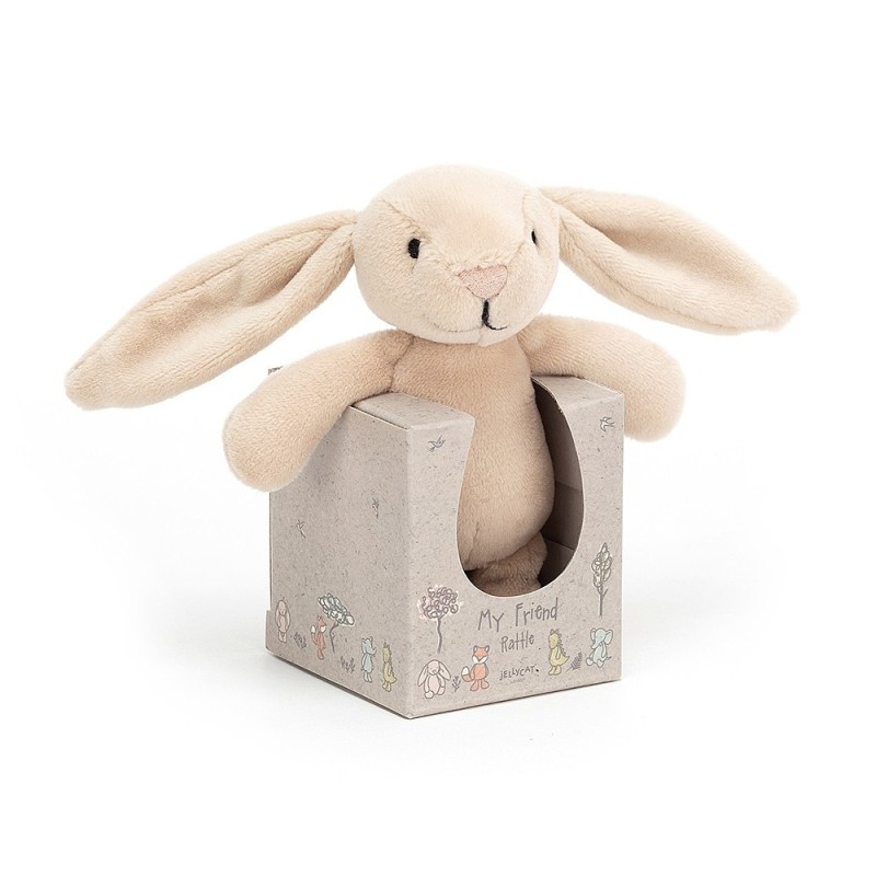 Knuffel Konijn My Friend Bunny Rattle