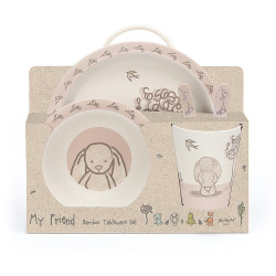 Servies My Friend Bunny Bamboo Set Servies My Friend Bunny Bamboo Set