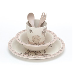 Servies My Friend Bunny Bamboo Set Servies My Friend Bunny Bamboo Set