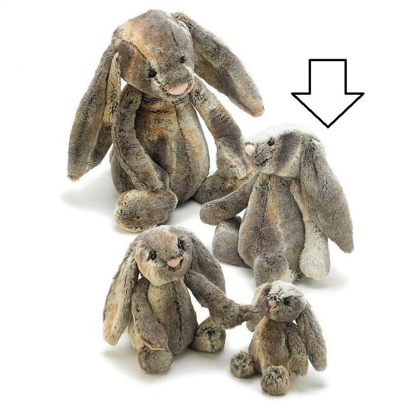 Knuffel Konijn Bashful Cottontail Bunny Medium Knuffel Konijn Bashful Cottontail Bunny Medium