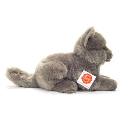 Knuffel Kat Karthuizer Chartreux Liggend