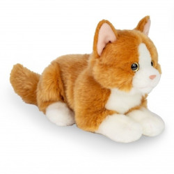 Knuffel Kat Rood Liggend 20 cm Knuffel Kat Rood Liggend 20 cm