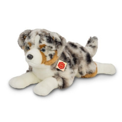 Knuffel Hond Australian Shepherd Liggend