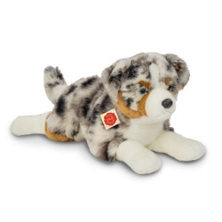 Knuffel Hond Australian Shepherd Liggend