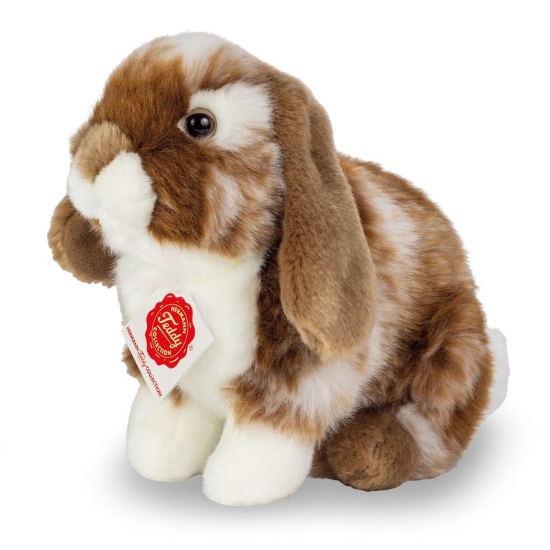 Knuffel Haas Zittend Donkerbruin