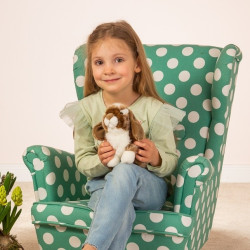 Knuffel Haas Zittend Donkerbruin