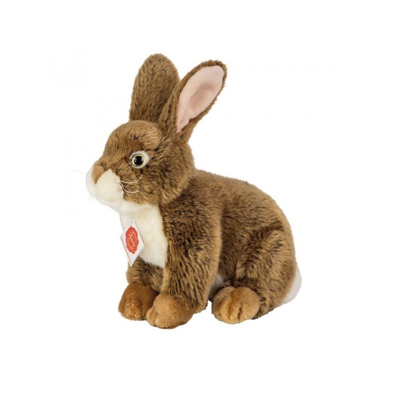 Knuffel Haas Zittend Donkerbuin 25 cm Knuffel Haas Zittend Donkerbuin 25 cm