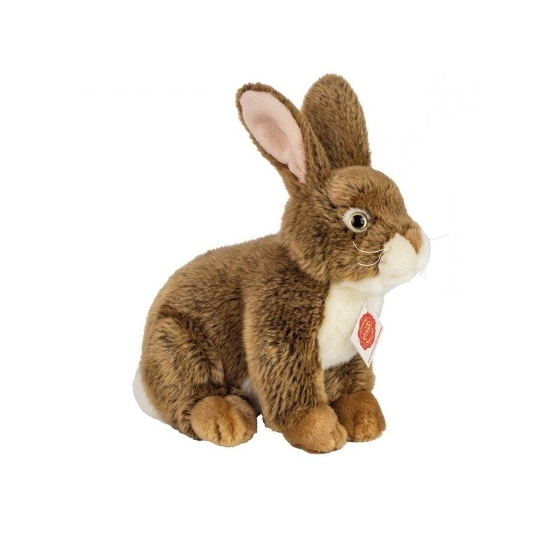 Knuffel Haas Zittend Donkerbuin 25 cm Knuffel Haas Zittend Donkerbuin 25 cm