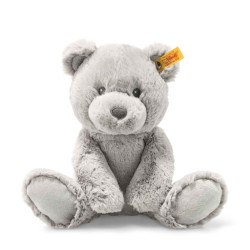 Knuffel Bearzy Teddy Bear Grijs 28cm