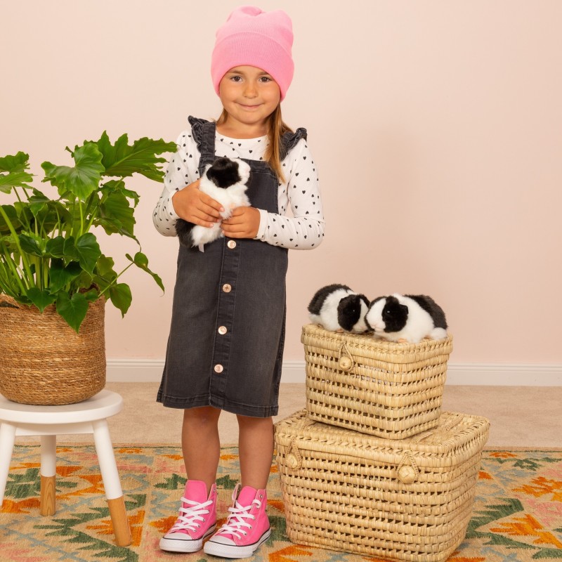 Knuffel Cavia Zwart Wit Knuffel Cavia Zwart Wit