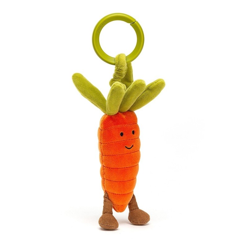 Knuffel Bibberknuffel Wortel Vivacious Vegetable Carrot Jitter