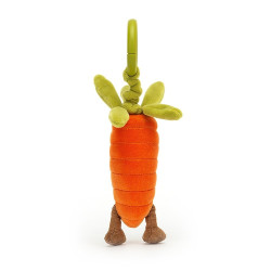Knuffel Bibberknuffel Wortel Vivacious Vegetable Carrot Jitter