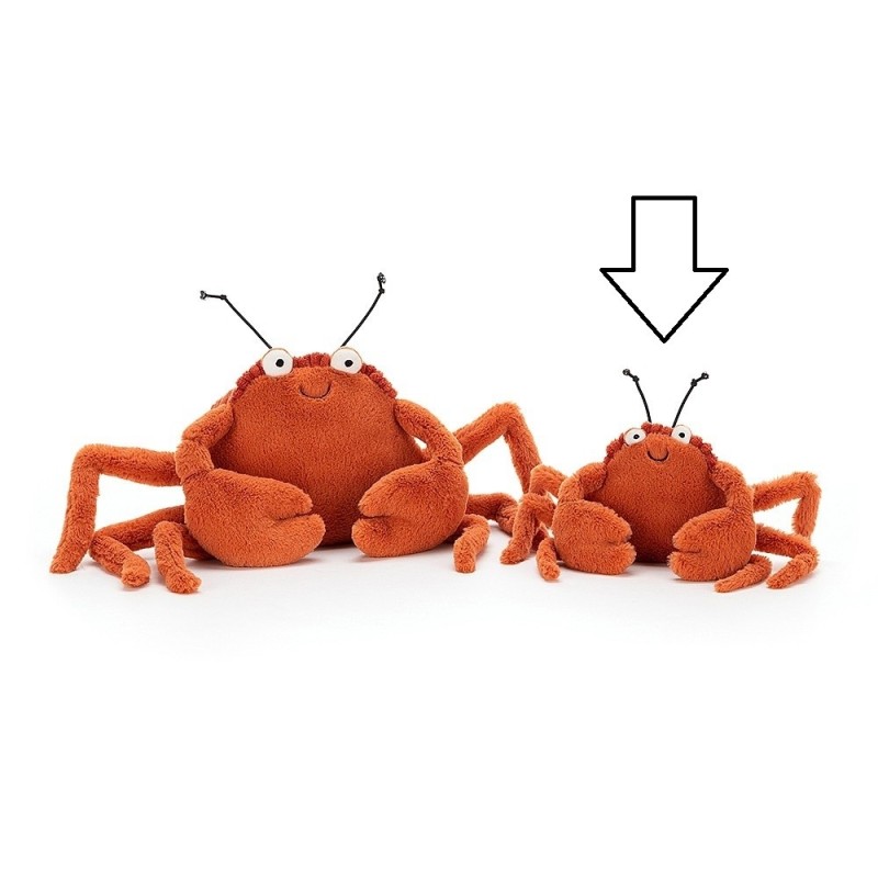 Knuffel Krab Crispin Crab Small