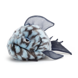 Knuffel Vis Grumpy Fish Blue