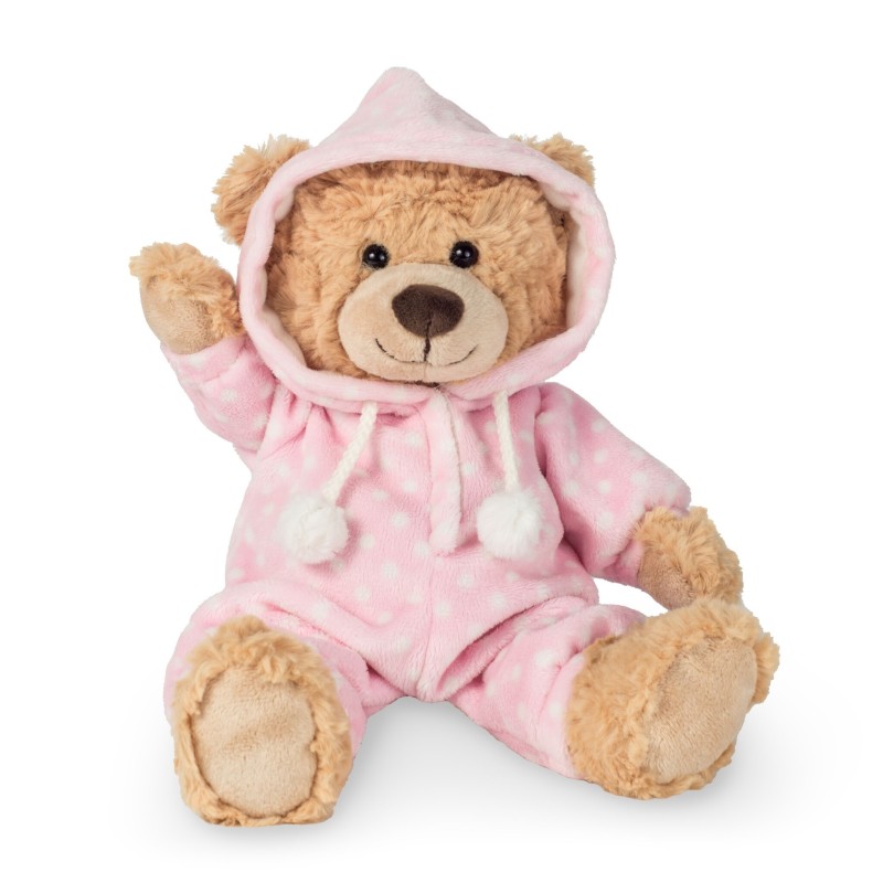 Knuffel Beer met Pyjama Roze Knuffel Beer met Pyjama Roze
