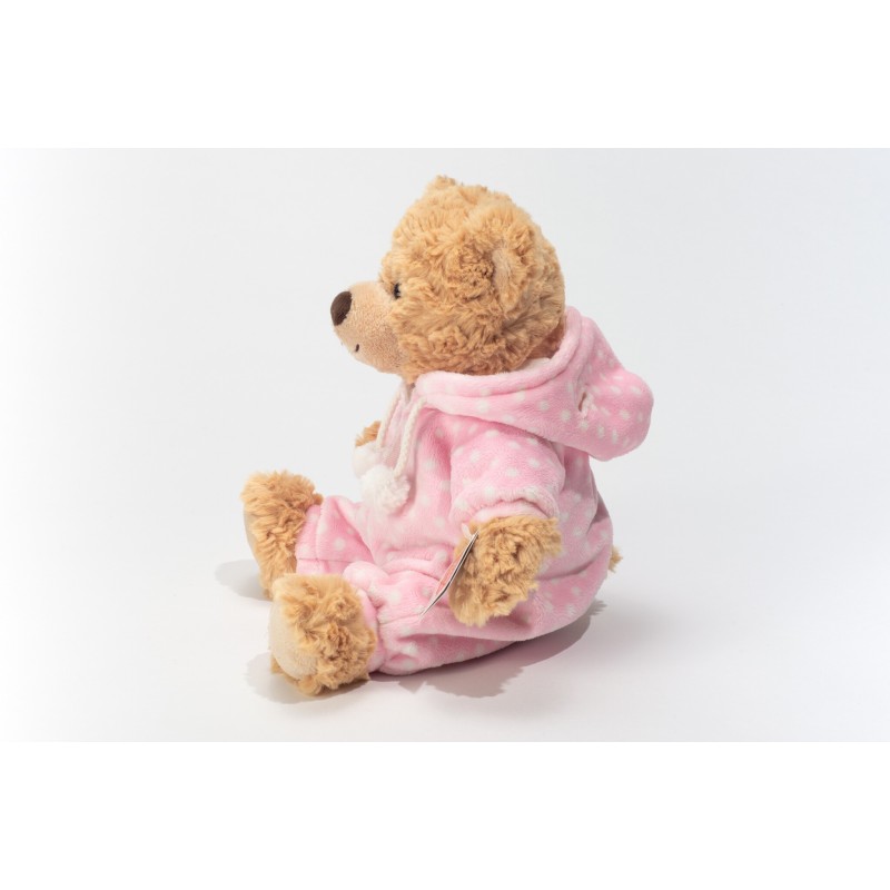 Knuffel Beer met Pyjama Roze Knuffel Beer met Pyjama Roze