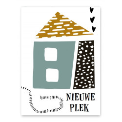 Wenskaart Nieuwe Plek