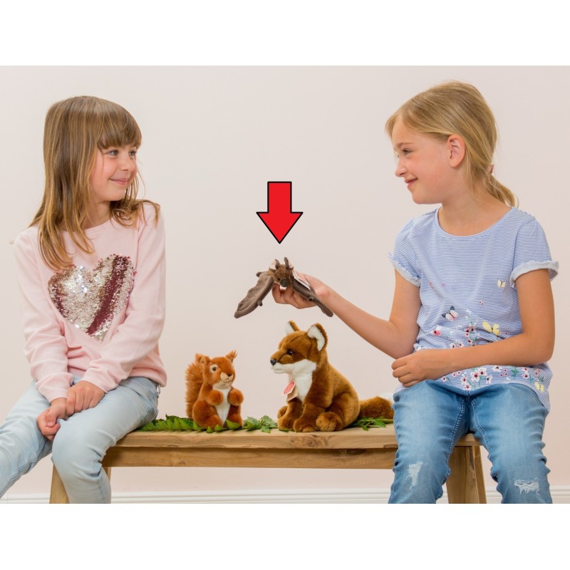 Knuffel Vleermuis Donkerbruin Knuffel Vleermuis Donkerbruin