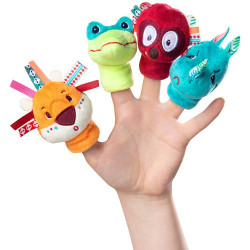 Vingerpop Jungle Set 4-delig