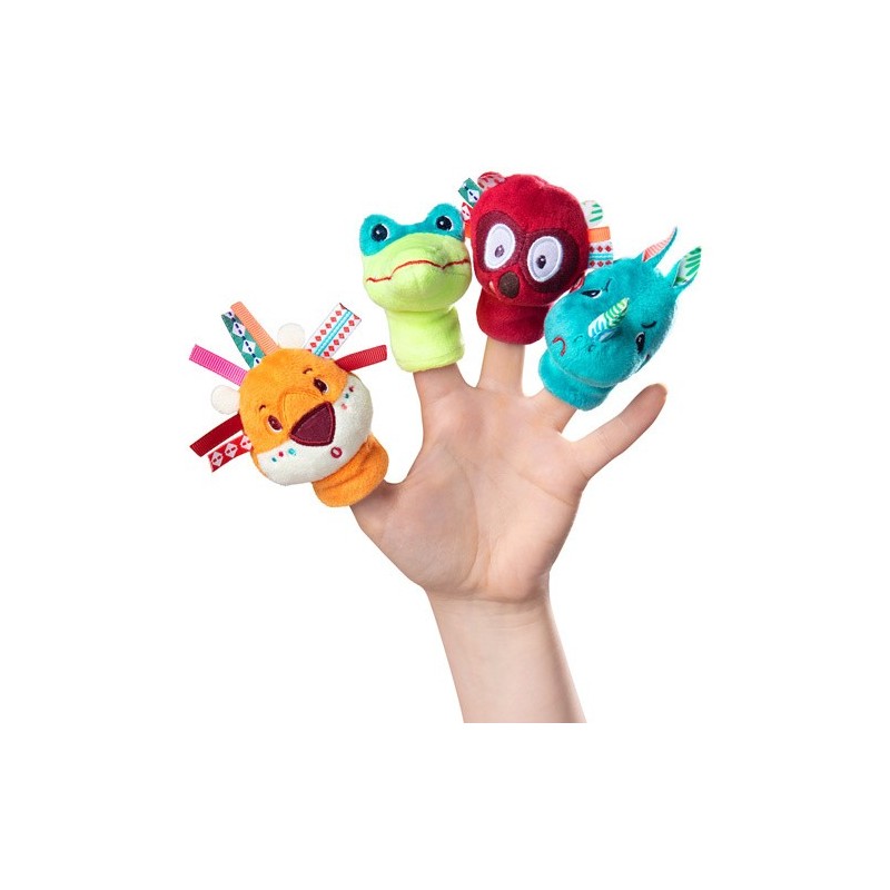 Vingerpop Jungle Set 4-delig