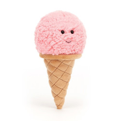 Knuffel IJs Aardbei