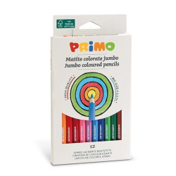 Jumbo Kleurpotloden ø5.5 Set 12-delig