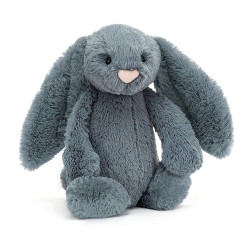 Knuffel Konijn Bashful Dusky Blue Bunny Medium