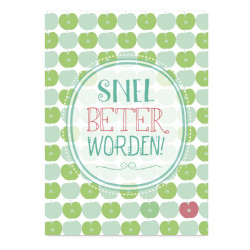 Wenskaart Snel beter worden