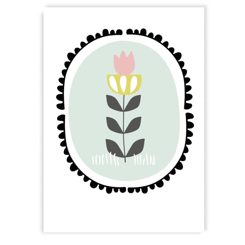 Wenskaart Tulp