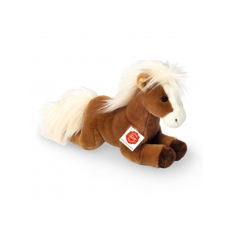 Knuffel Paard Liggend Lichtbruin 30cm