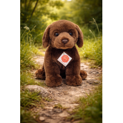 Knuffel Hond Labrador Bruin 25cm