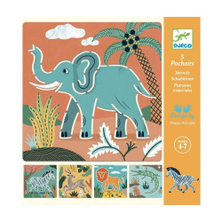 Tekensjablonen Wilde Dieren